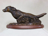 Break Time Sculpture with Base -- Wildlife Art by Cary Savage Ingram