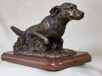 Break Time Sculpture with Base -- Wildlife Art by Cary Savage Ingram