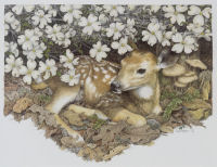 click to enlarge Babe Sculpture with Base -- Wildlife Art by Cary Savage Ingram